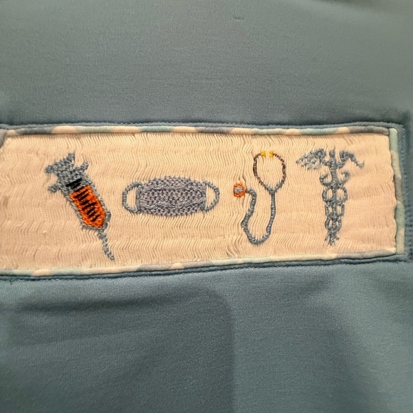 Kids Long Sleeve Tee in Light Blue - Picture 2 of 6